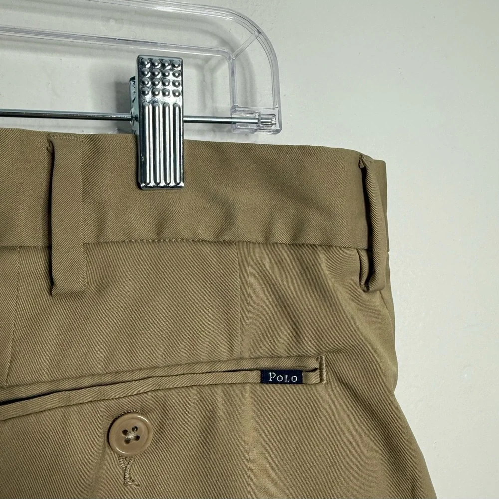 Polo Ralph Lauren Men's‎ Performance Stretch Classic Fit Pants Khaki Tan 36 x 30